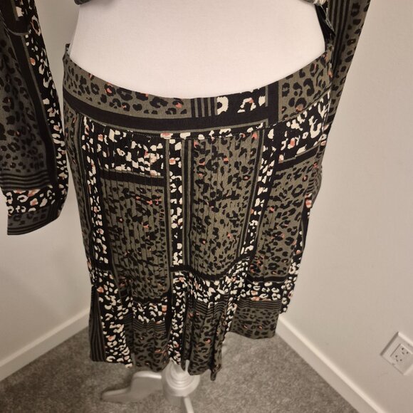 Esqualo Boho Flirty Matching Skirt and Shirt Blouse Size 10 Set - 2 Pieces - Picture 3 of 12